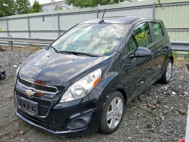 KL8CA6S9XEC538700 - 2014 CHEVROLET SPARK LS BLACK photo 2