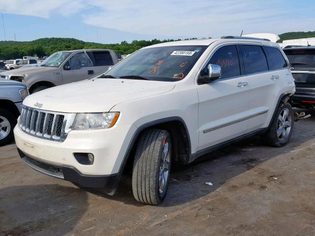 1J4RS6GT2BC652618 - 2011 JEEP GRAND CHER WHITE photo 2