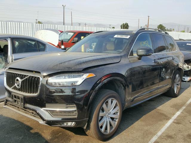 YV4A22PKXJ1212012 - 2018 VOLVO XC90 T6 BLACK photo 2