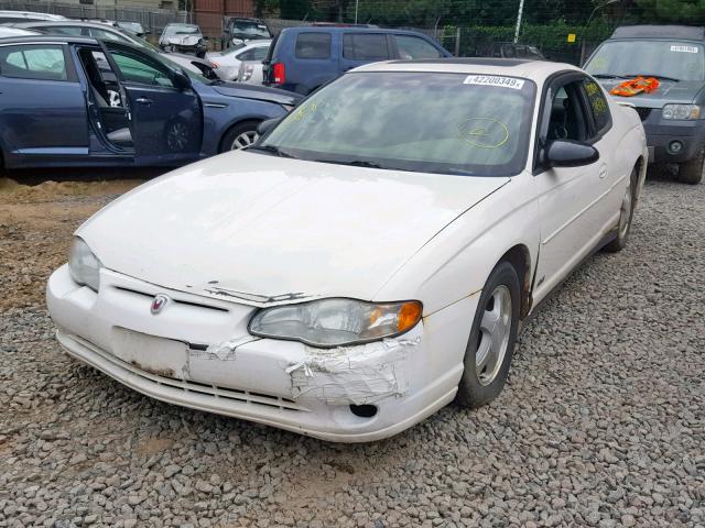 2G1WX15K429241681 - 2002 CHEVROLET MONTE CARL WHITE photo 2