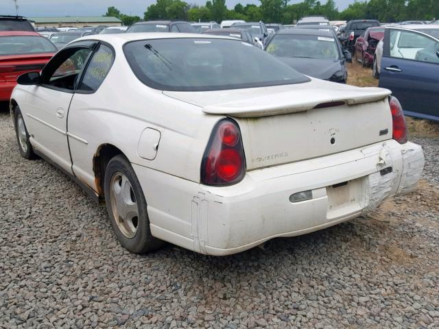 2G1WX15K429241681 - 2002 CHEVROLET MONTE CARL WHITE photo 3