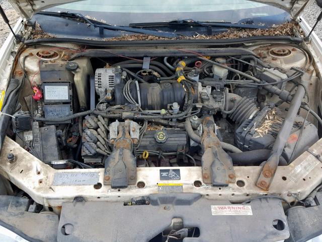 2G1WX15K429241681 - 2002 CHEVROLET MONTE CARL WHITE photo 7