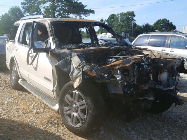 1FMEU65E67UB35452 - 2007 FORD EXPLORER L WHITE photo 1