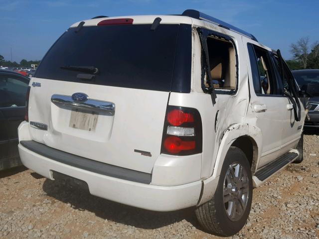 1FMEU65E67UB35452 - 2007 FORD EXPLORER L WHITE photo 4