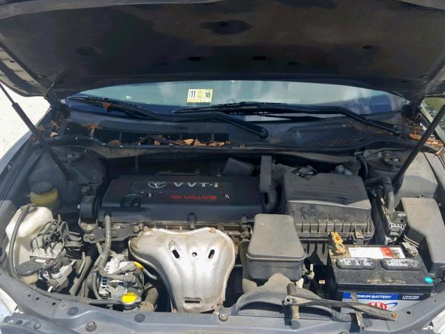 4T1BE46K97U694910 - 2007 TOYOTA CAMRY NEW GRAY photo 7