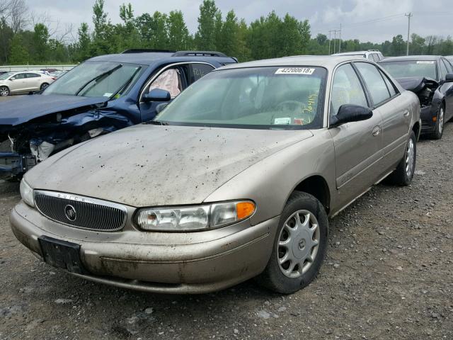 2G4WS52J221130355 - 2002 BUICK CENTURY CU TAN photo 2