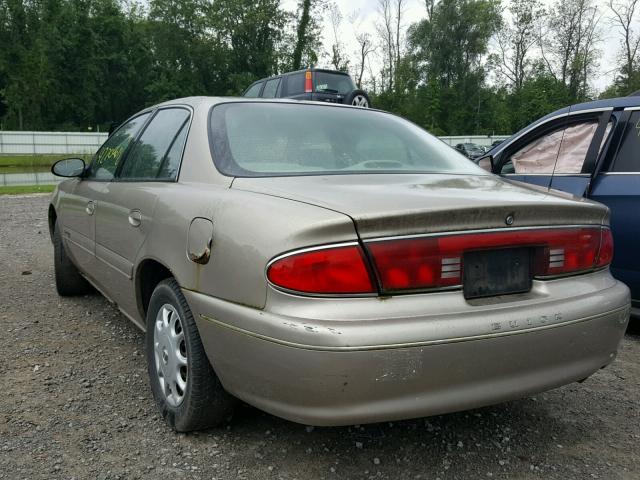 2G4WS52J221130355 - 2002 BUICK CENTURY CU TAN photo 3