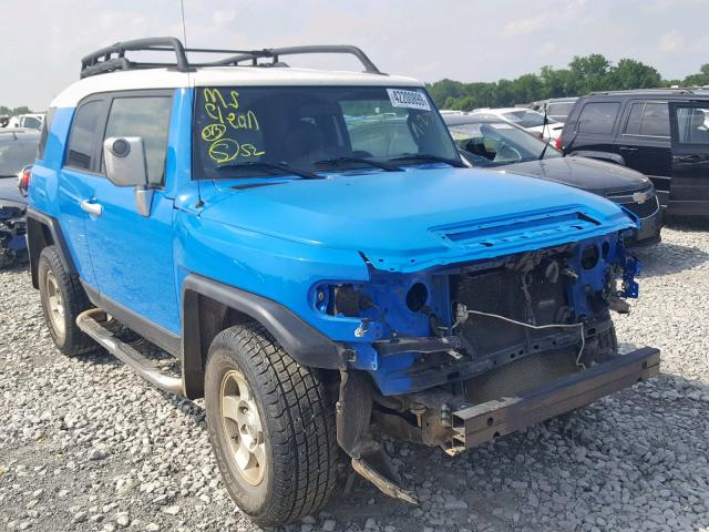 JTEBU11F28K044258 - 2008 TOYOTA FJ CRUISER BLUE photo 1