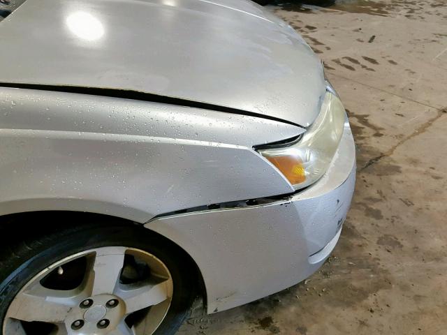 1G8AL55F36Z152505 - 2006 SATURN ION LEVEL SILVER photo 10