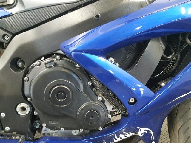 JS1GR7LA492103595 - 2009 SUZUKI GSX-R750 BLUE photo 5