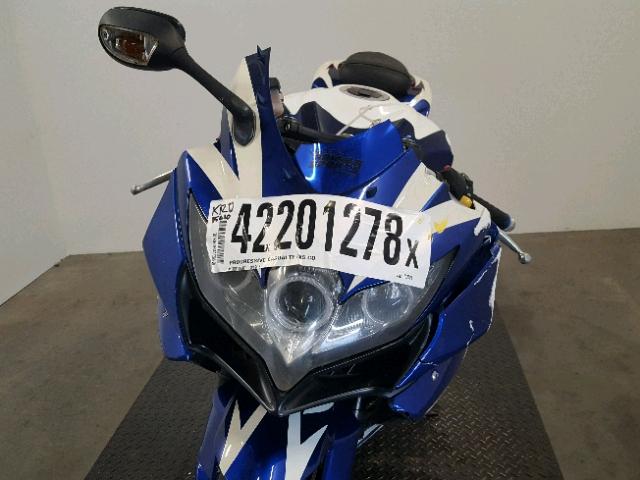 JS1GR7LA492103595 - 2009 SUZUKI GSX-R750 BLUE photo 9