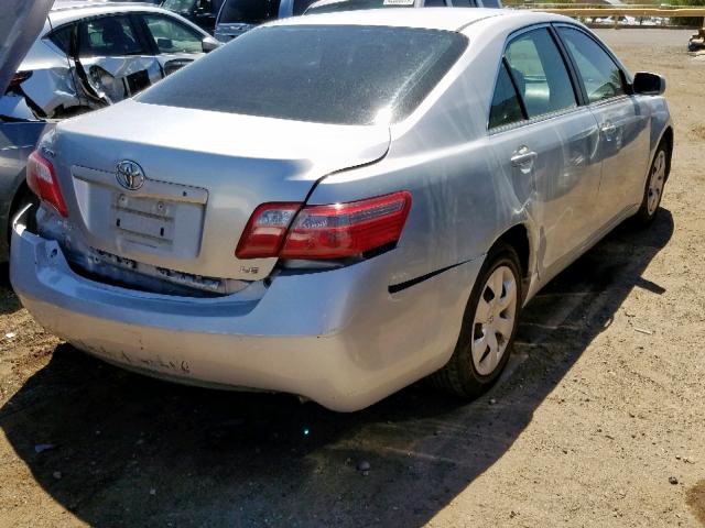 JTNBE46K873087757 - 2007 TOYOTA CAMRY NEW SILVER photo 4