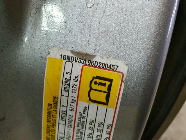 1GNDV33L96D200457 - 2006 CHEVROLET UPLANDER L 白色 照片 10