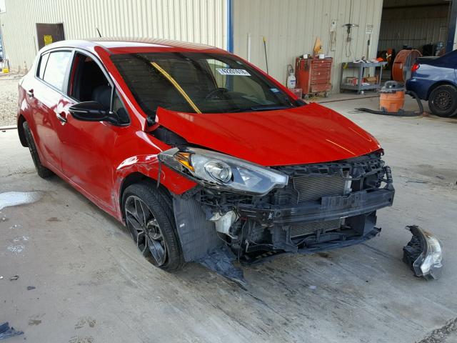 KNAFZ5A38F5283097 - 2015 KIA FORTE SX RED photo 1