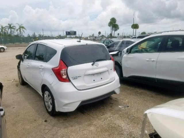 3N1CE2CP3JL362138 - 2018 NISSAN VERSA NOTE WHITE photo 3