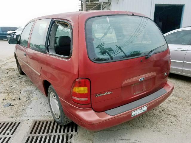 2FMZA51U0WBD57930 - 1998 FORD WINDSTAR W BURGUNDY photo 3