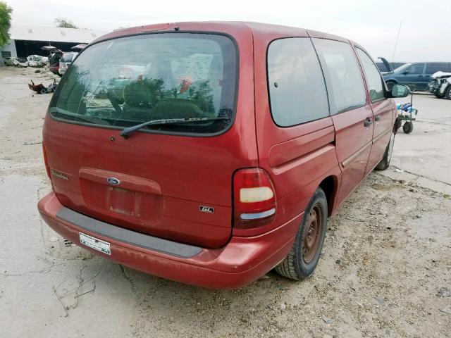 2FMZA51U0WBD57930 - 1998 FORD WINDSTAR W BURGUNDY photo 4