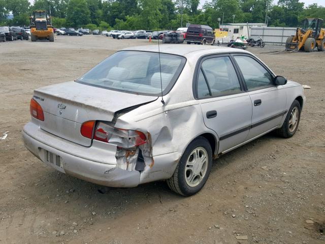 1Y1SK5286YZ424661 - 2000 CHEVROLET GEO PRIZM SILVER photo 4