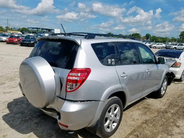 2T3YF4DV5CW109875 - 2012 TOYOTA RAV4 LIMIT SILVER photo 4