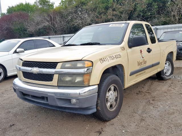 1GCCS199288156701 - 2008 CHEVROLET COLORADO CREAM photo 2