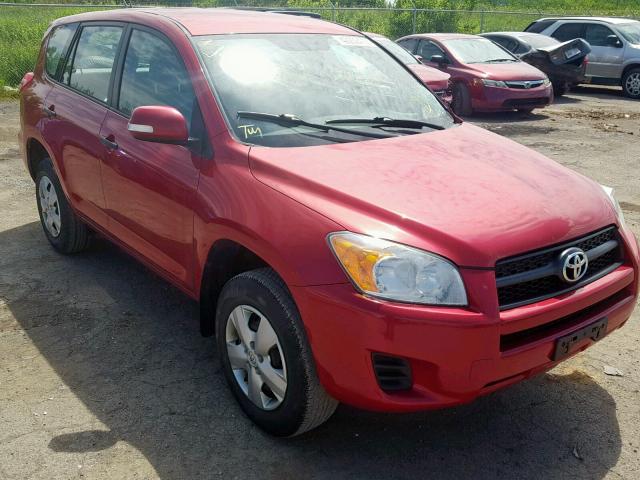 2T3ZF4DV1AW045352 - 2010 TOYOTA RAV4 RED photo 1