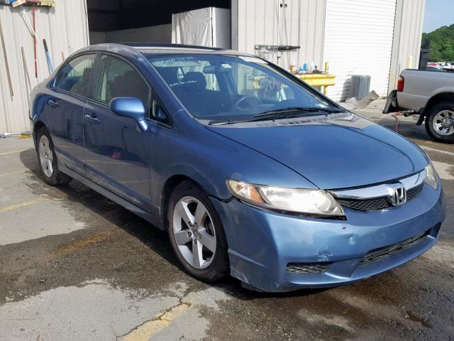 2HGFA16619H531601 - 2009 HONDA CIVIC LX-S ლურჯი ფოტო 1