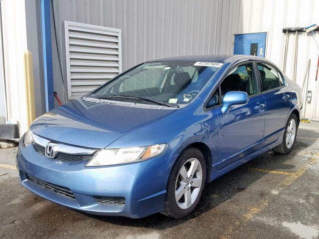 2HGFA16619H531601 - 2009 HONDA CIVIC LX-S ლურჯი ფოტო 2