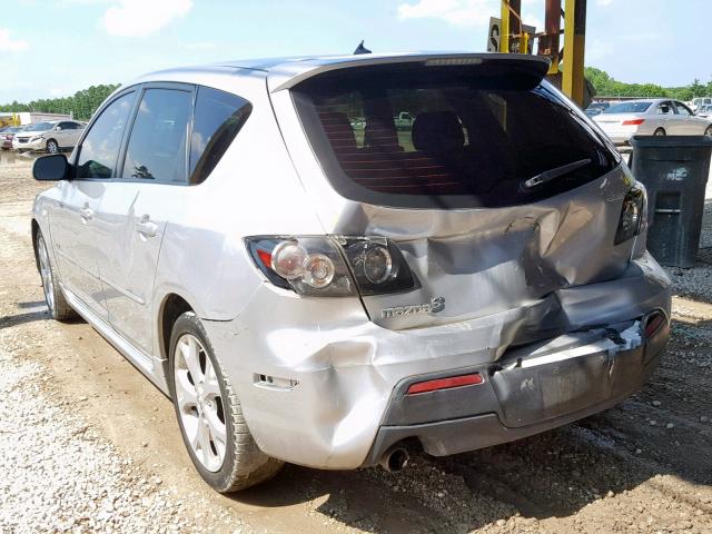 JM1BK343681120173 - 2008 MAZDA 3 HATCHBAC SILVER photo 3