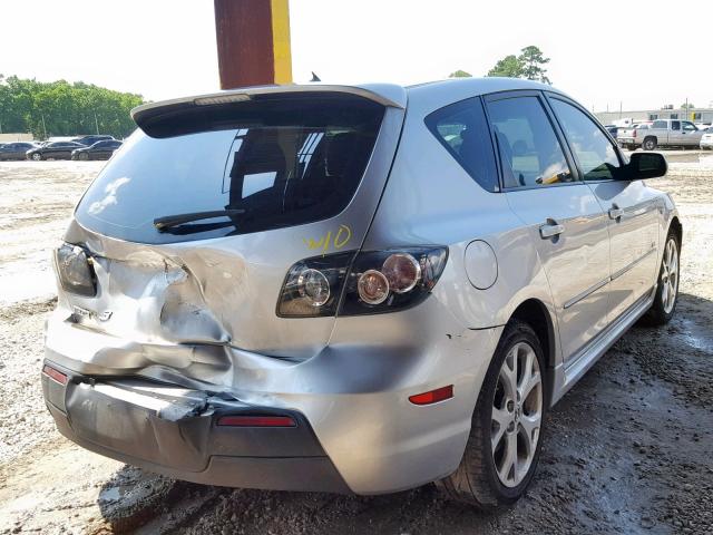 JM1BK343681120173 - 2008 MAZDA 3 HATCHBAC SILVER photo 4