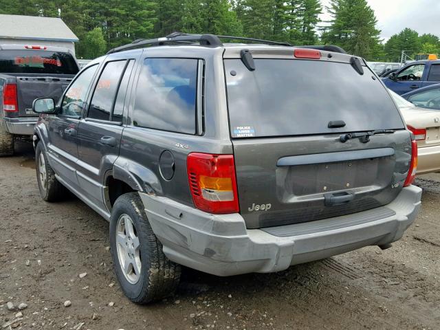 1J4GW48N2YC225559 - 2000 JEEP GRAND CHER GRAY photo 3