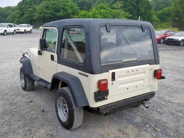 2J4FY49M3KJ106492 - 1989 JEEP WRANGLER / TAN photo 3