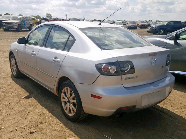 JM1BK12F981780774 - 2008 MAZDA 3 I SILVER photo 3