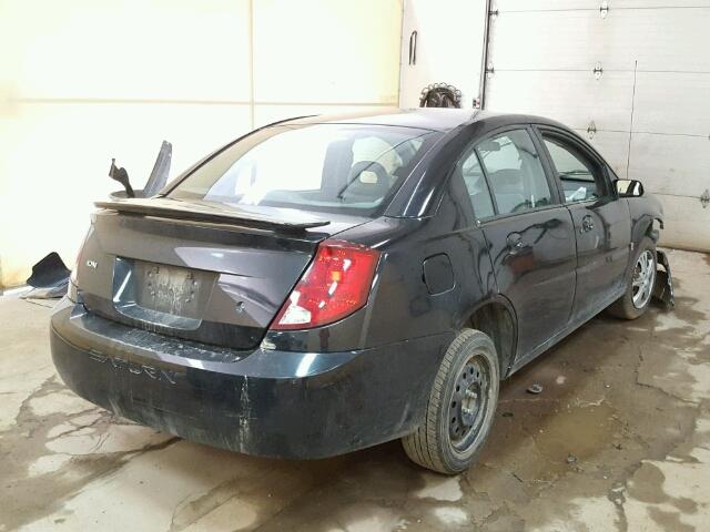1G8AZ52F64Z102892 - 2004 SATURN ION LEVEL BLACK photo 4