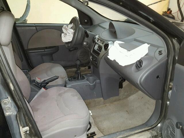 1G8AZ52F64Z102892 - 2004 SATURN ION LEVEL BLACK photo 5