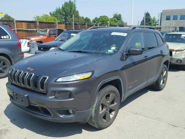 1C4PJMCS6HW565605 - 2017 JEEP CHEROKEE L CHARCOAL photo 2