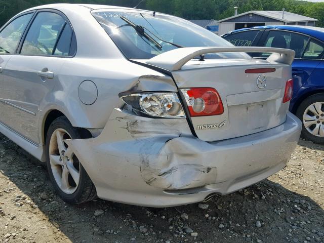 1YVHP84C855M33491 - 2005 MAZDA 6 I SILVER photo 9