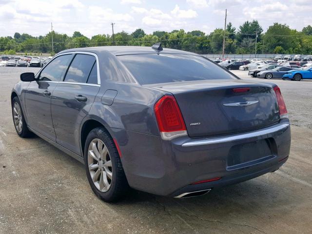 2C3CCARG4FH736667 - 2015 CHRYSLER 300 LIMITE GRAY photo 3