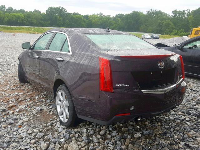 1G6AG5RXXE0122999 - 2014 CADILLAC ATS PURPLE photo 3