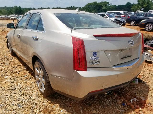 1G6AB5RX4E0171436 - 2014 CADILLAC ATS LUXURY BROWN photo 3