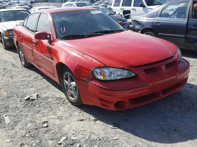 1G2NV52E01C118261 - 2001 PONTIAC GRAND AM G RED photo 1