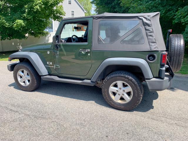 1J4FA24158L508247 - 2008 JEEP WRANGLER X GREEN photo 3