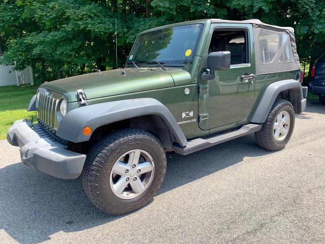 1J4FA24158L508247 - 2008 JEEP WRANGLER X GREEN photo 7