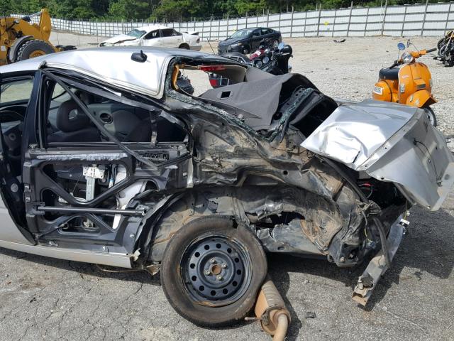 1G8AJ55F07Z188076 - 2007 SATURN ION LEVEL GRAY photo 9