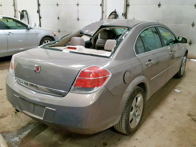 1G8ZS57B18F257189 - 2008 SATURN AURA XE BROWN photo 4