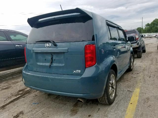 JTLKE50E081024313 - 2008 TOYOTA SCION XB 蓝色 照片 4