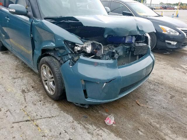 JTLKE50E081024313 - 2008 TOYOTA SCION XB 蓝色 照片 9
