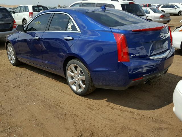 1G6AH5S30D0101386 - 2013 CADILLAC ATS LUXURY BLUE photo 3