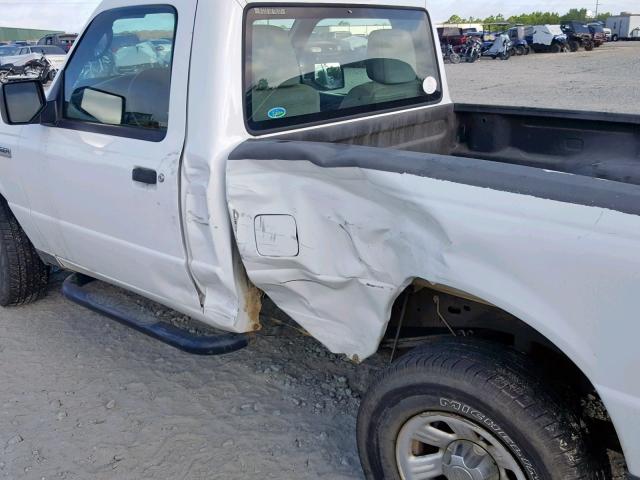 1FTKR1AD0BPA48629 - 2011 FORD RANGER WHITE photo 9