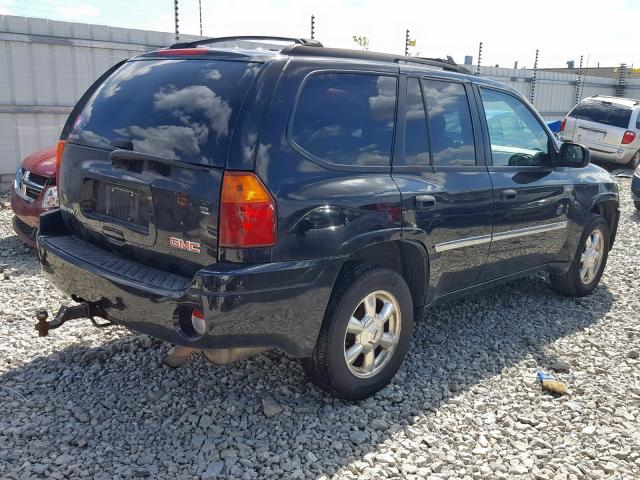 1GKDT13S572240756 - 2007 GMC ENVOY BLACK photo 4