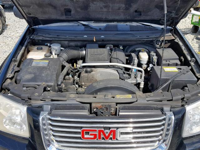 1GKDT13S572240756 - 2007 GMC ENVOY BLACK photo 7